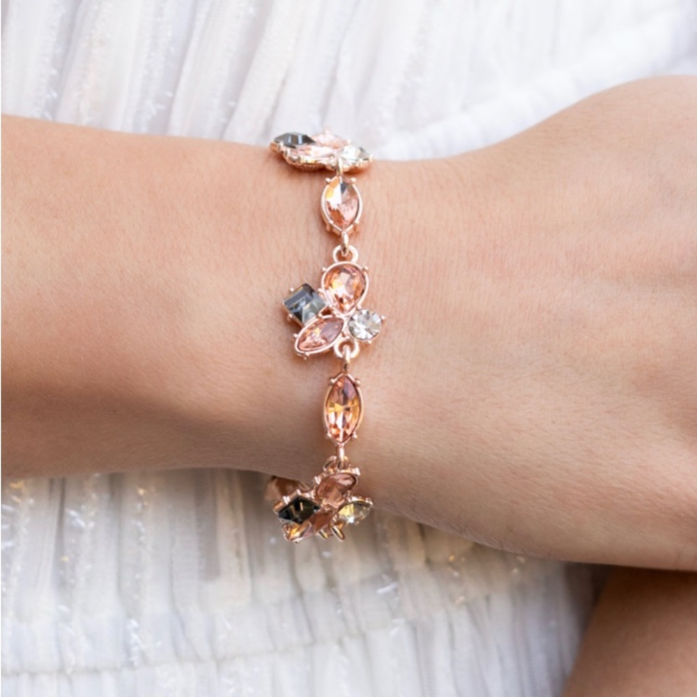 Elegant Rose Gold Women's Bracelet Set